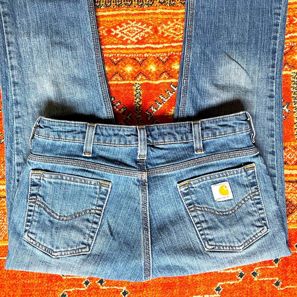 Carhartt Mid Rise Bootcut Jeans